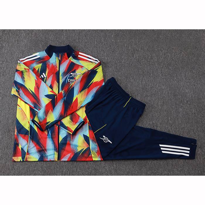 Tuta da Track di Giacca Arsenal Bambino 2025-2026 Blu Giallo Rosso